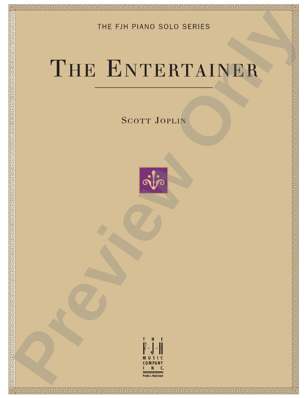 The Entertainer: Piano