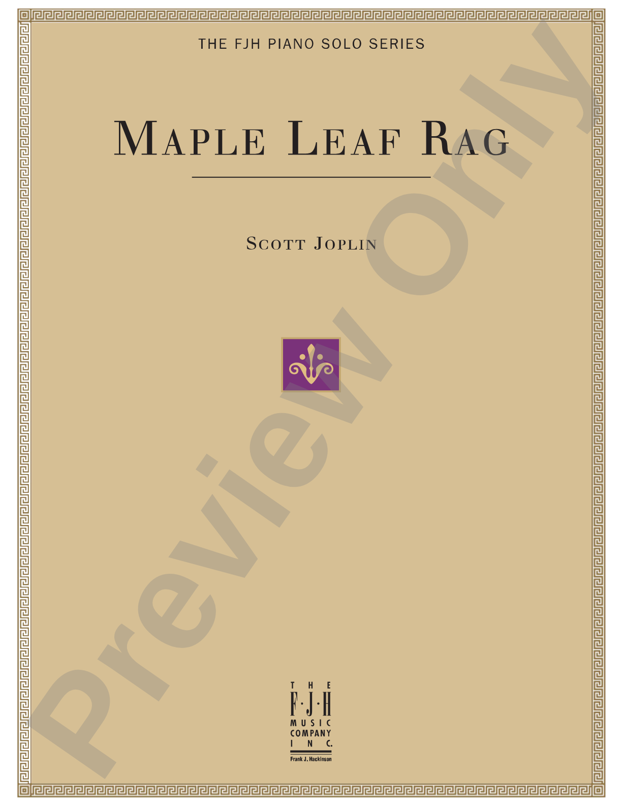 Maple Leaf Rag: Piano