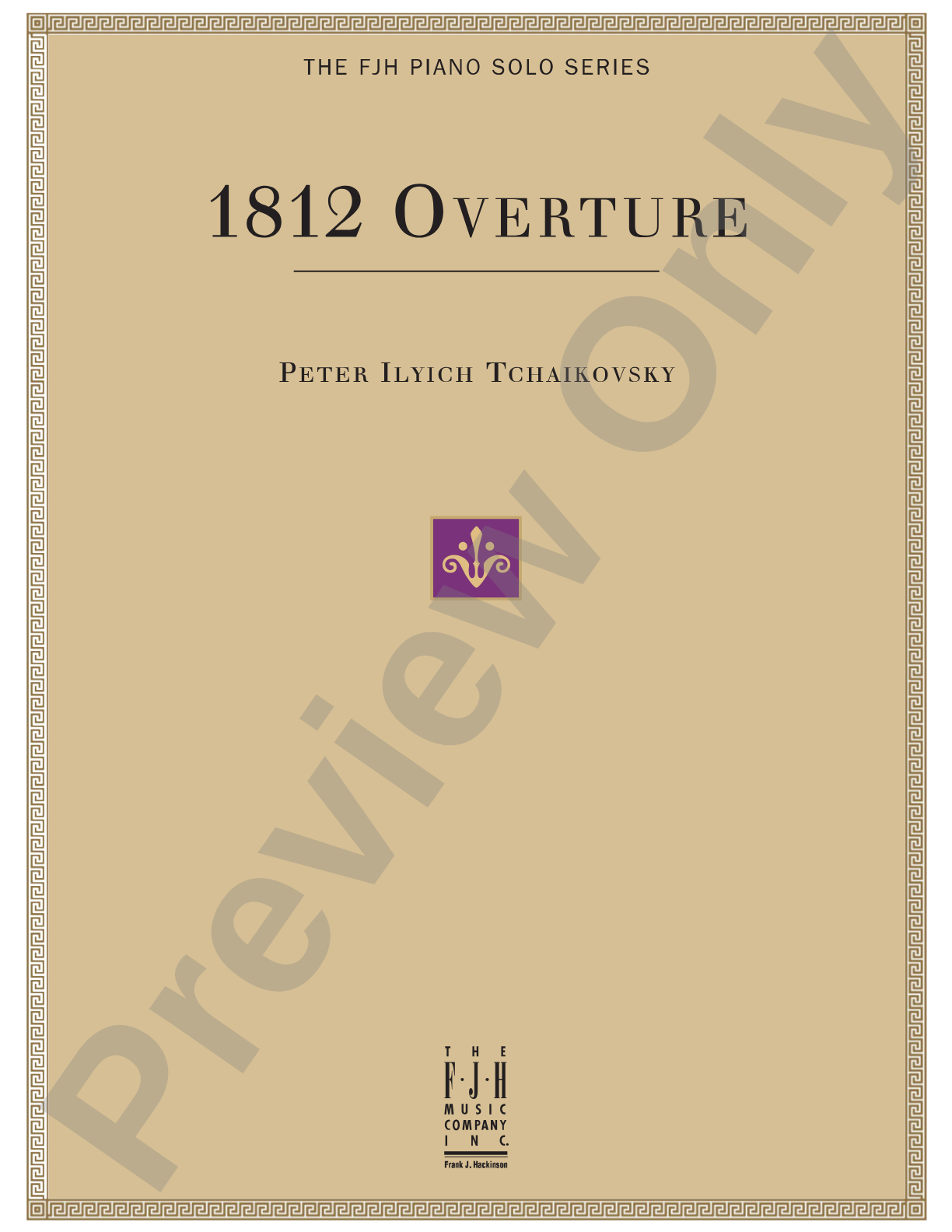 1812 Overture: Piano