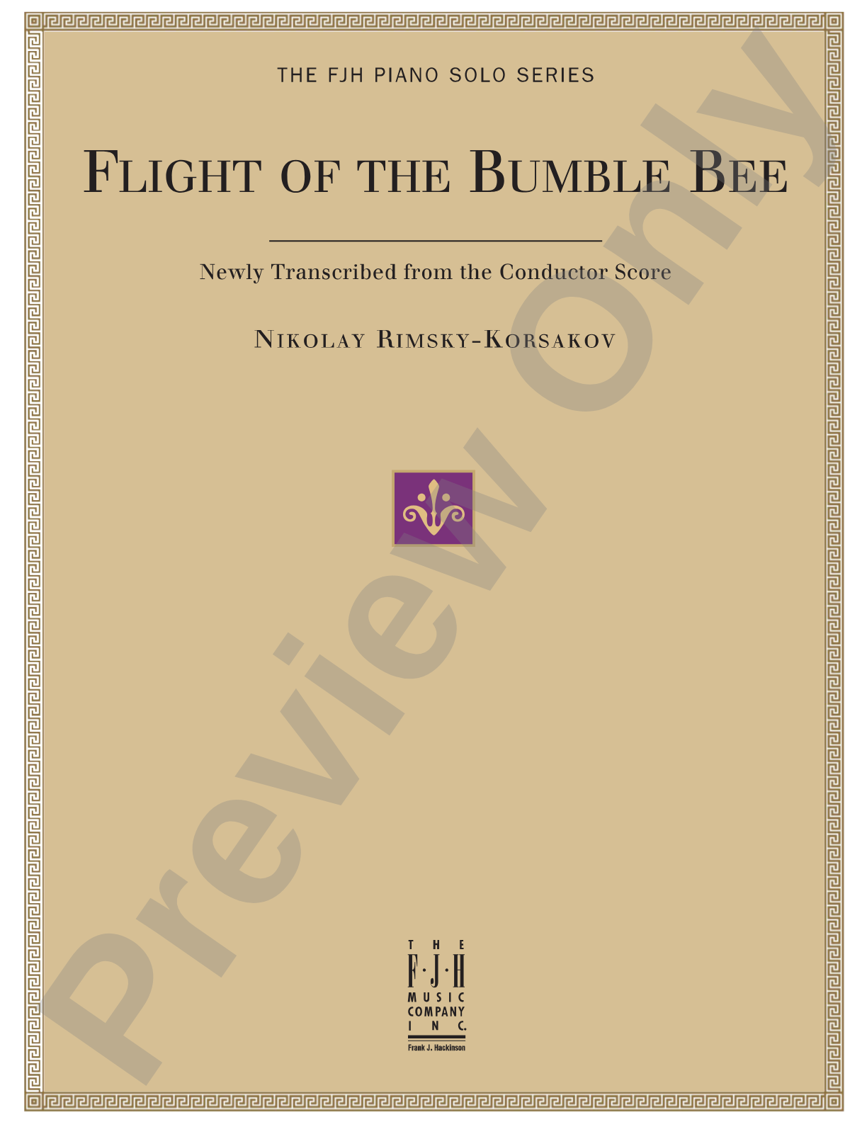 Flight of the Bumble Bee: Piano