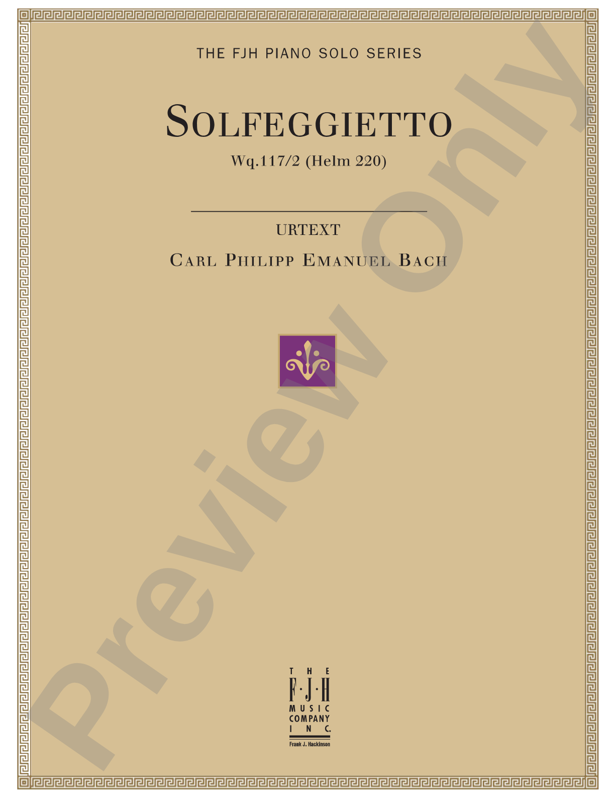 Solfeggietto: Piano