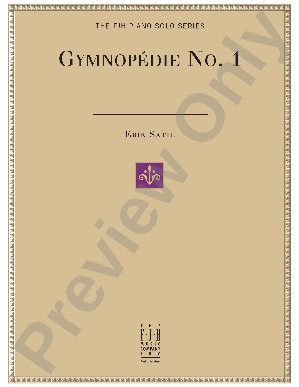 Gymnopedie No. 1: Piano