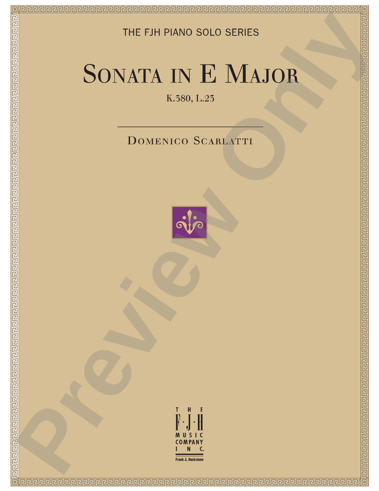 Sonata in E Major, K.380, L.23: Piano | Domenico Scarlatti