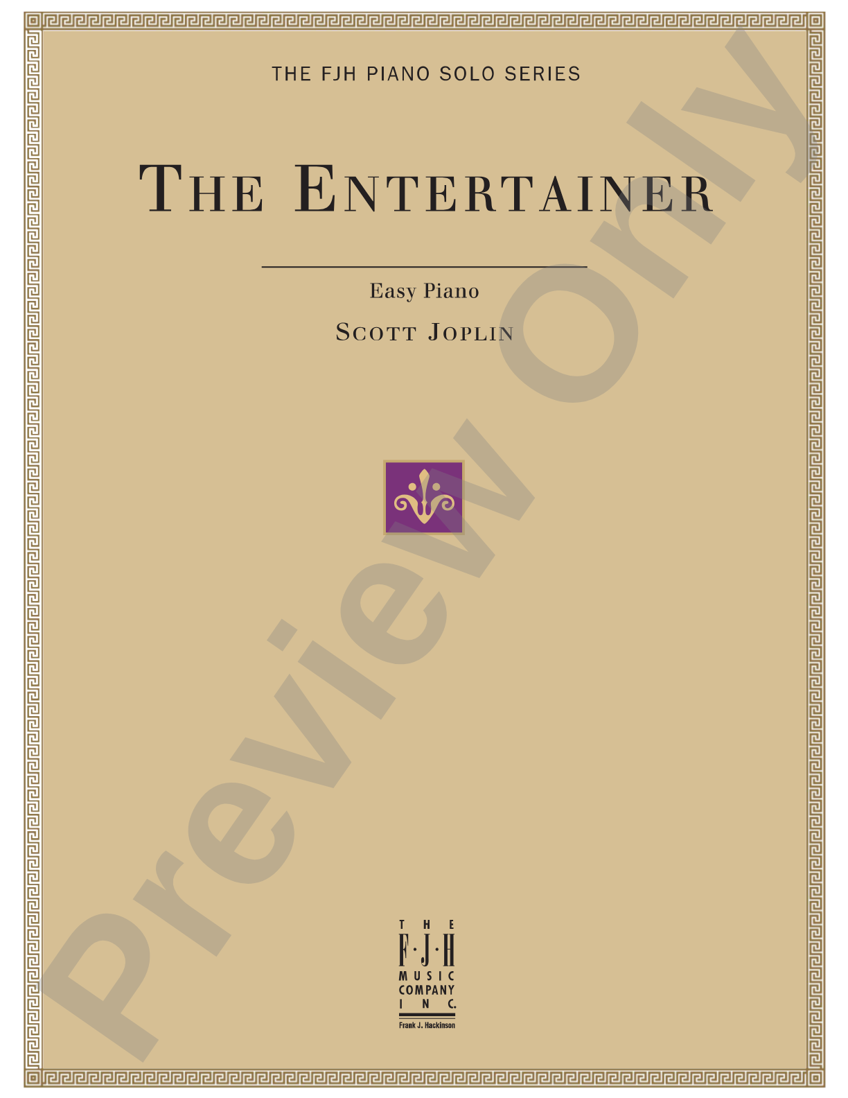 The Entertainer: Piano