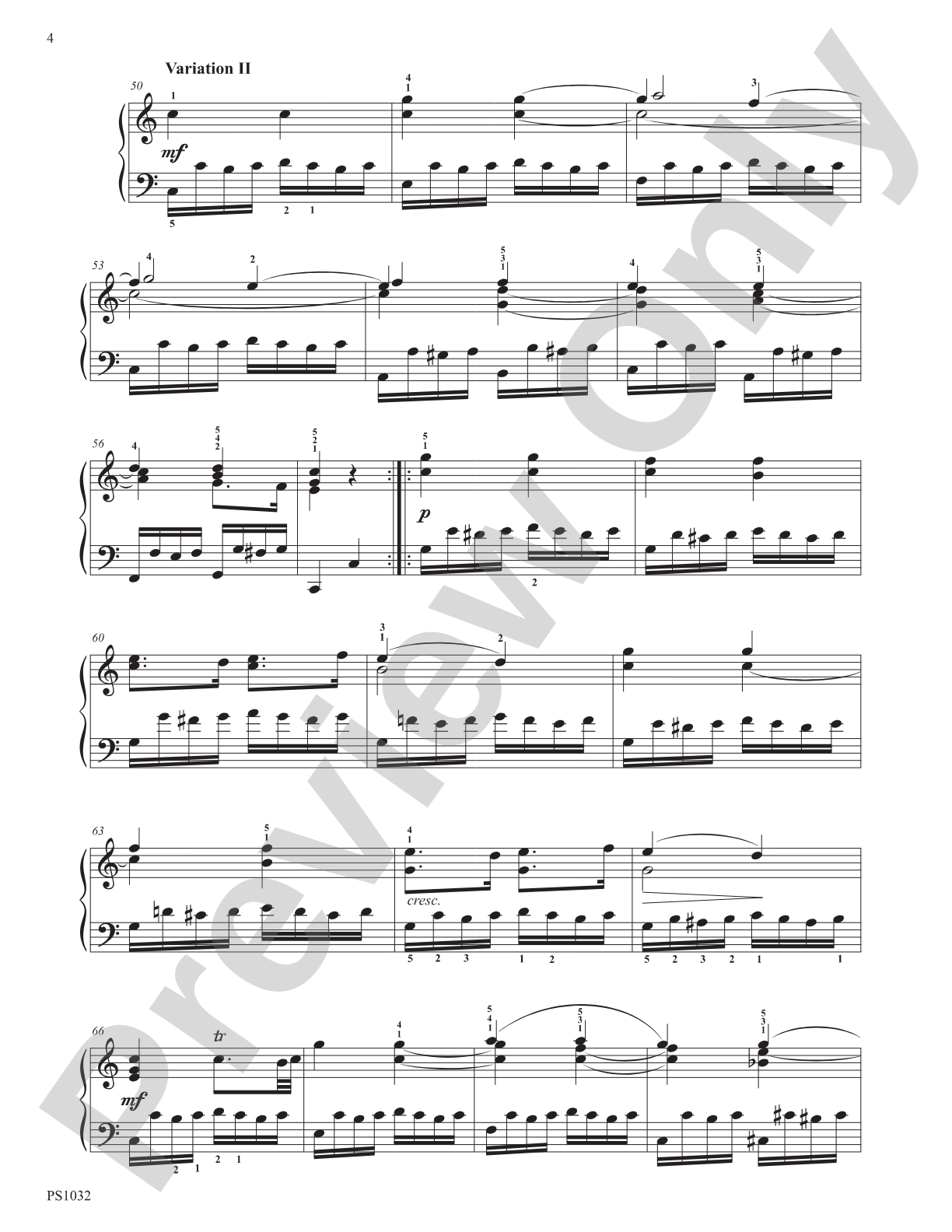Twelve Variations on "Ah, vous dirai-je, Maman": Piano