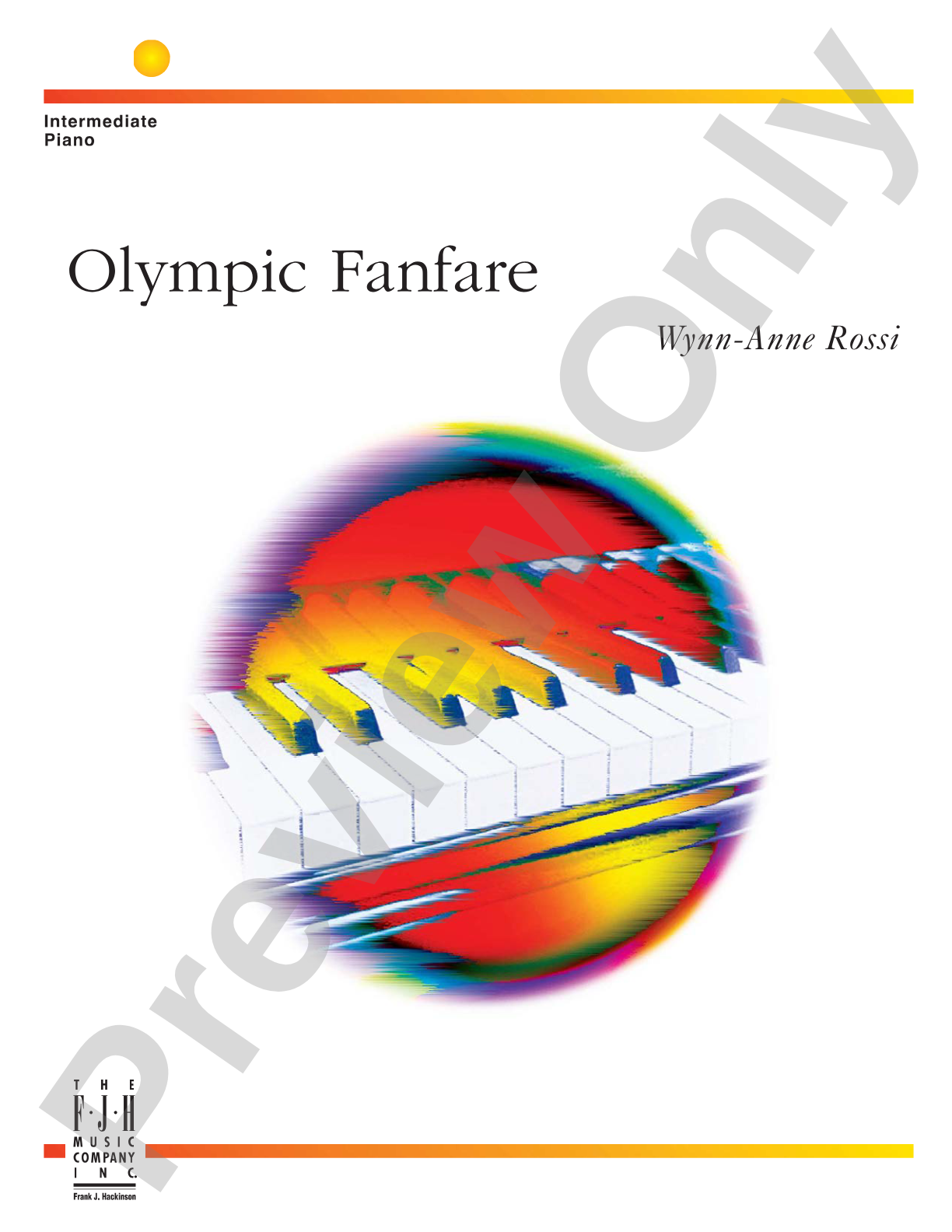 Olympic Fanfare: Piano