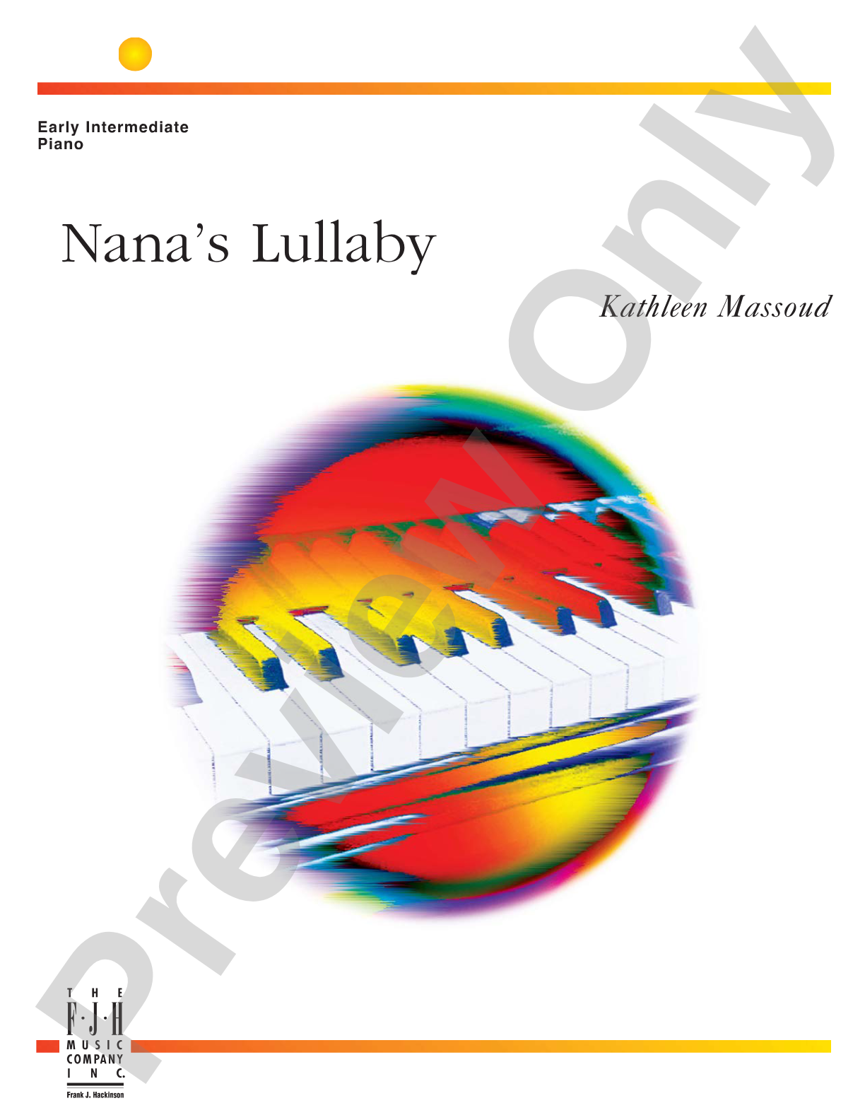 Nana's Lullaby: Piano