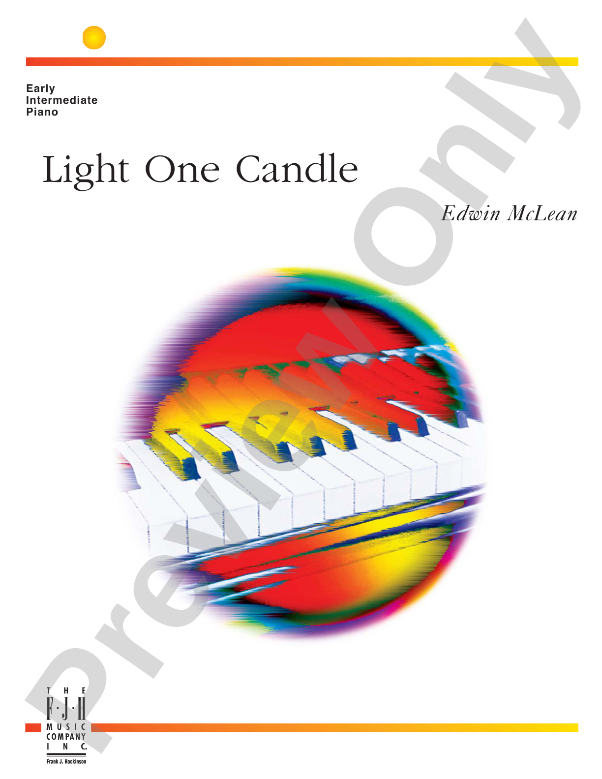 Light One Candle: Piano