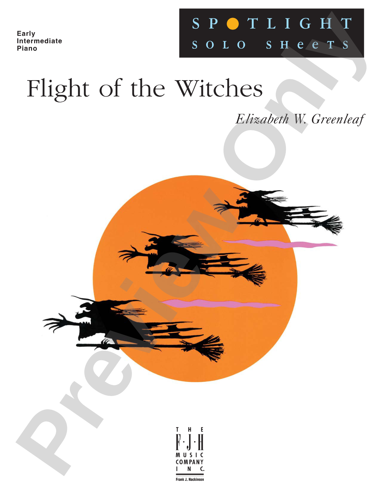 Flight of the Witches: Piano