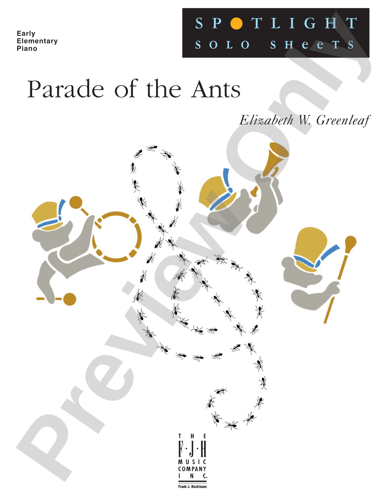 Parade of the Ants: Piano