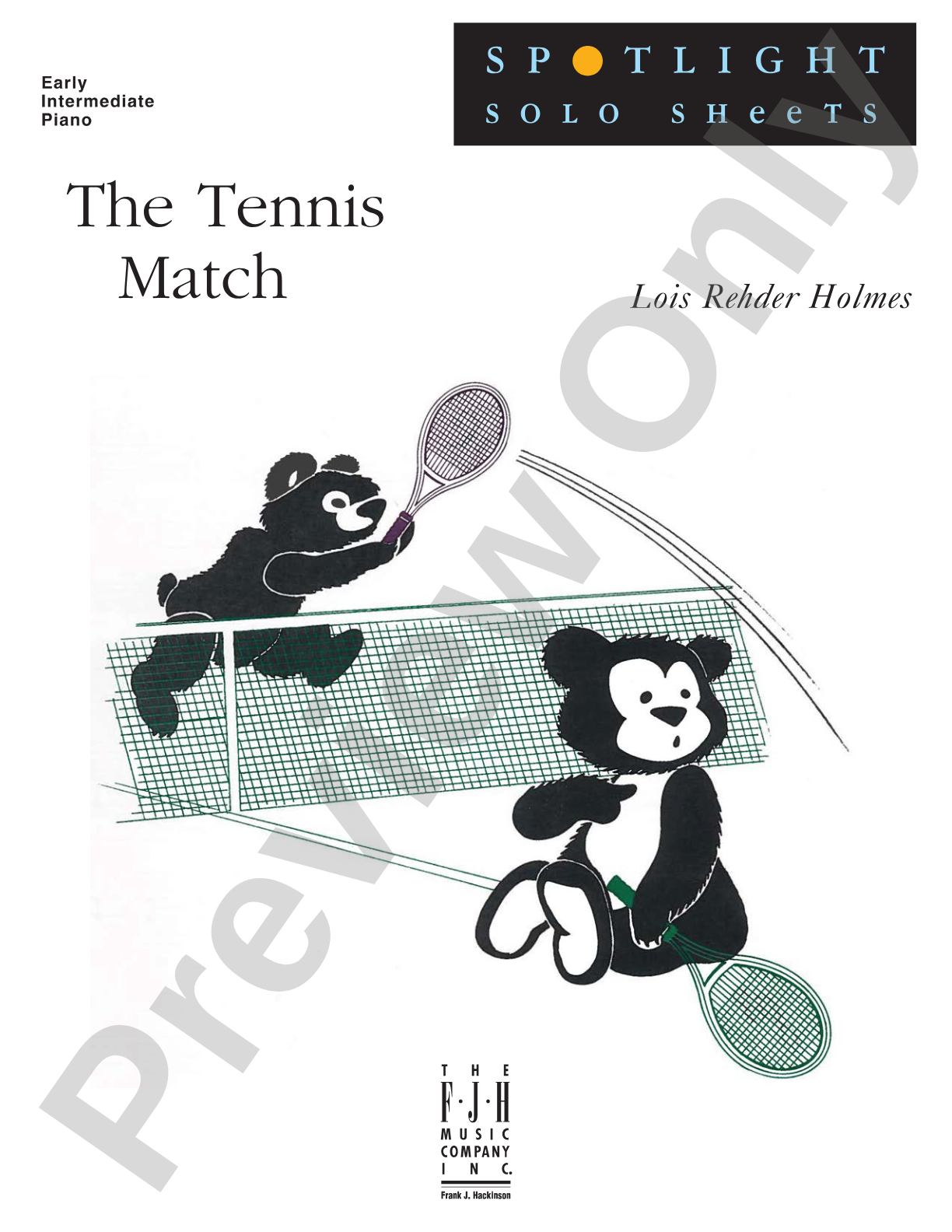 The Tennis Match: Piano