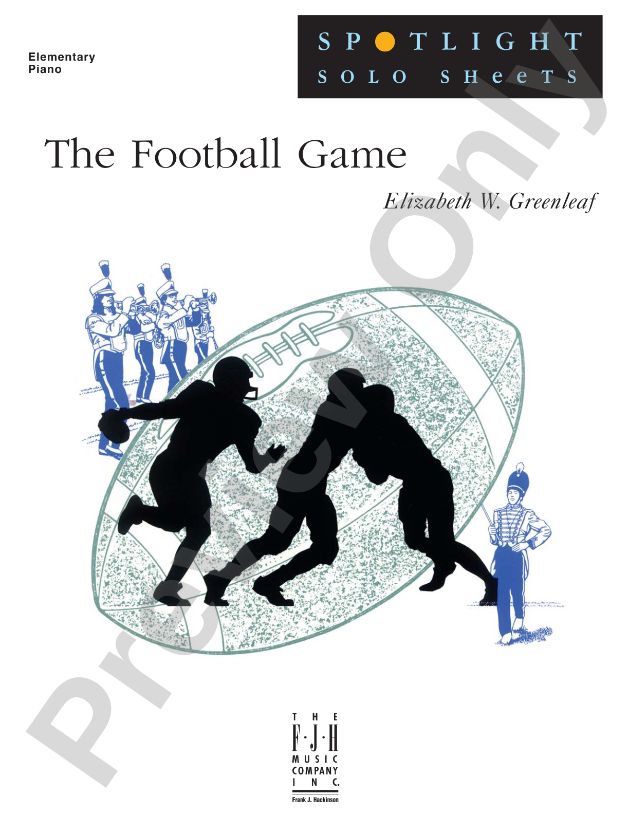 The Football Game: Piano
