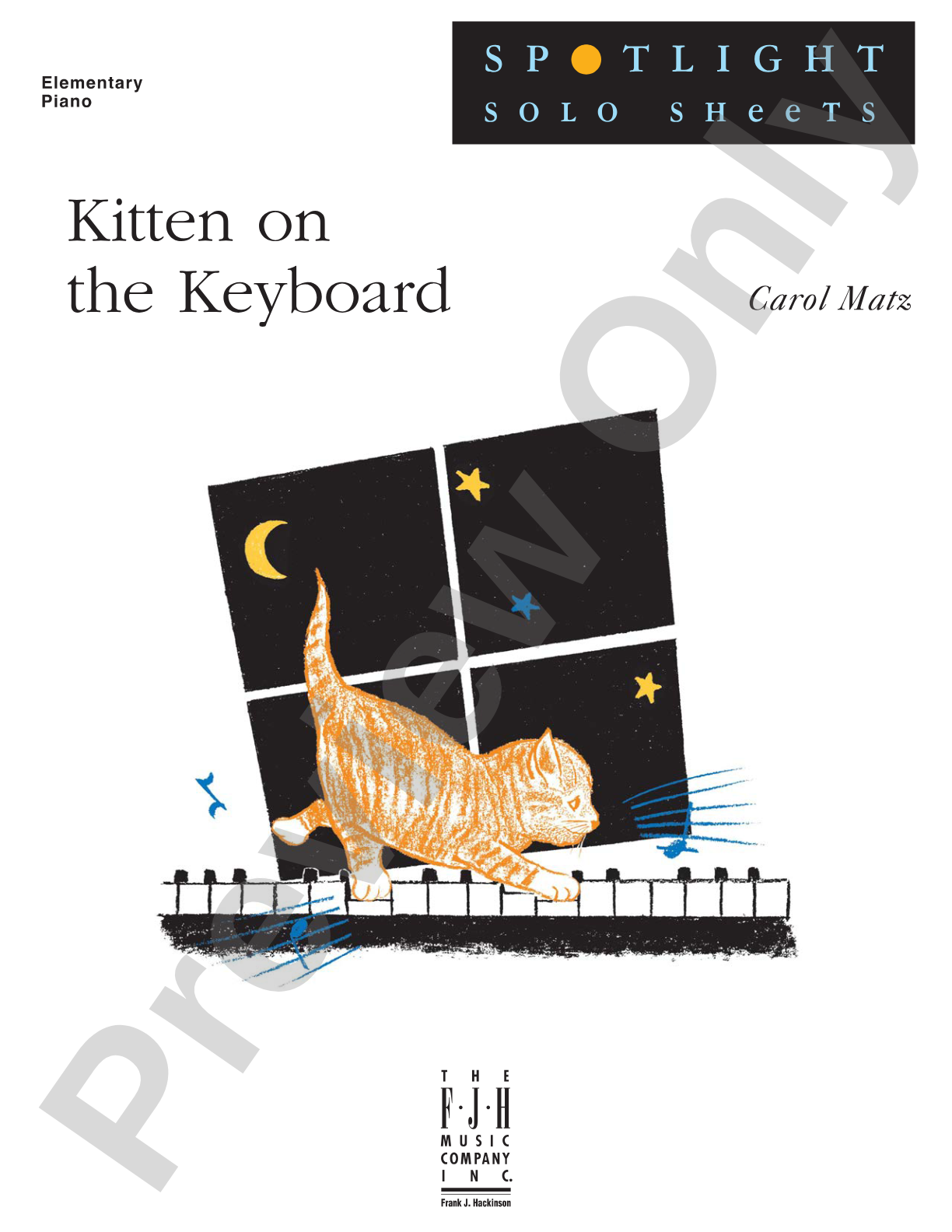 Kitten on the Keyboard: Piano