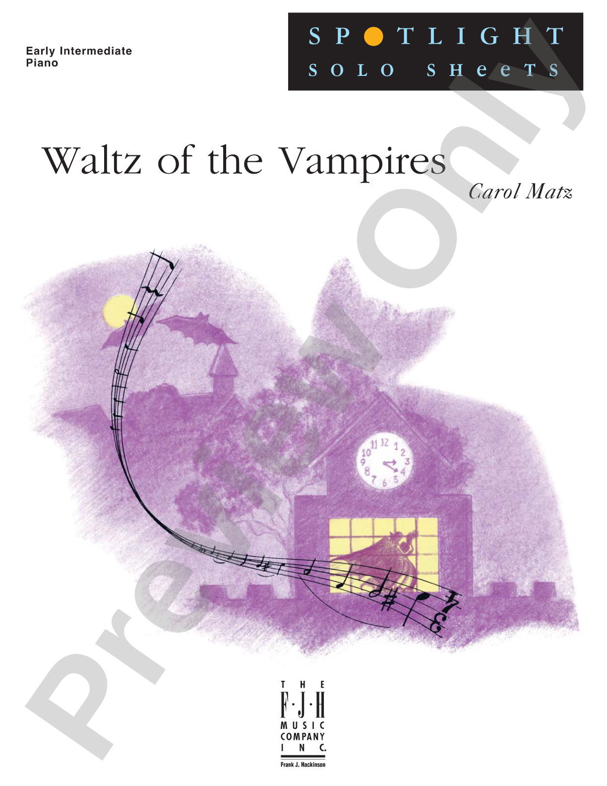 Waltz of the Vampires: Piano