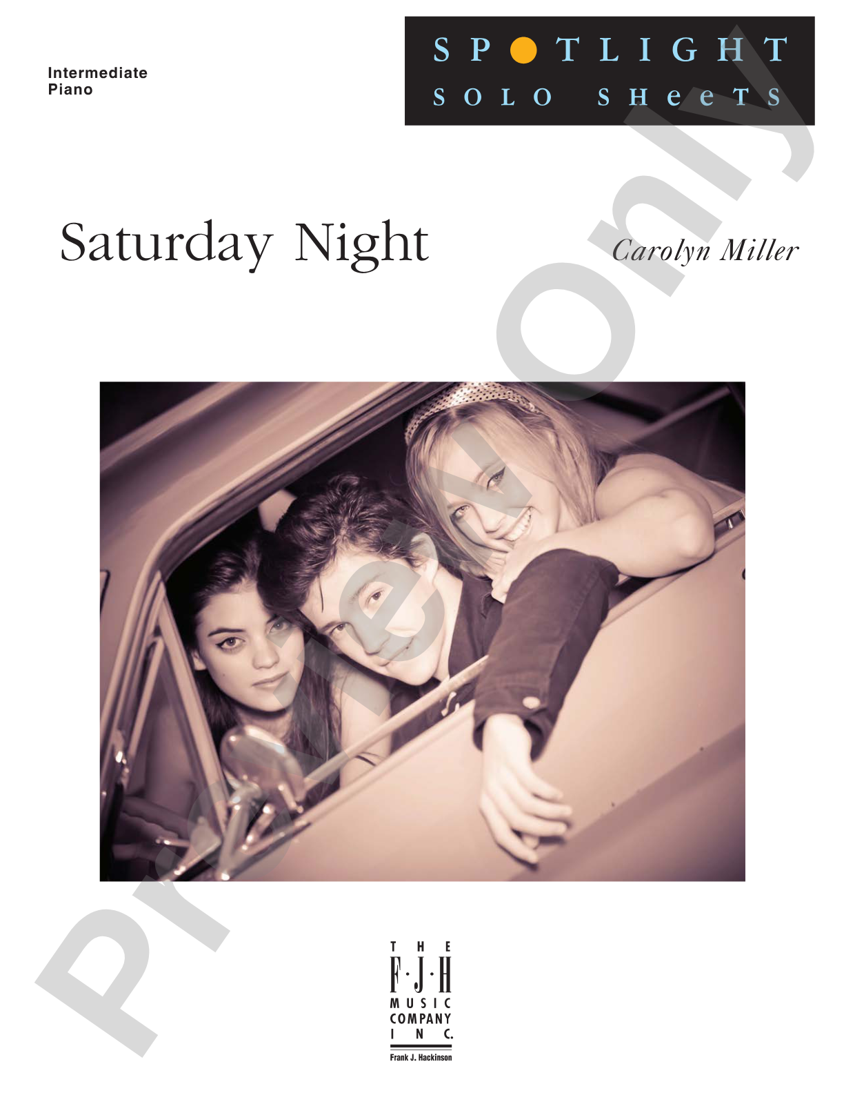 Saturday Night: Piano
