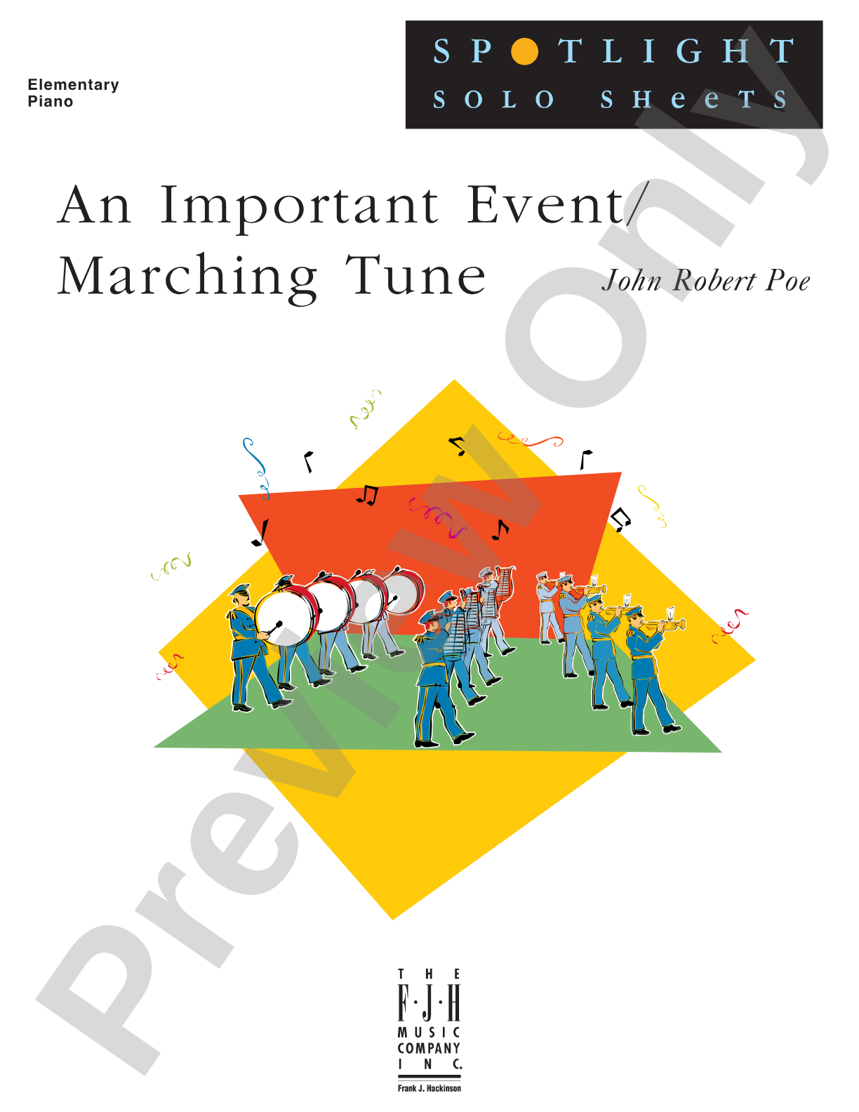An Important Event/Marching Tune: Piano