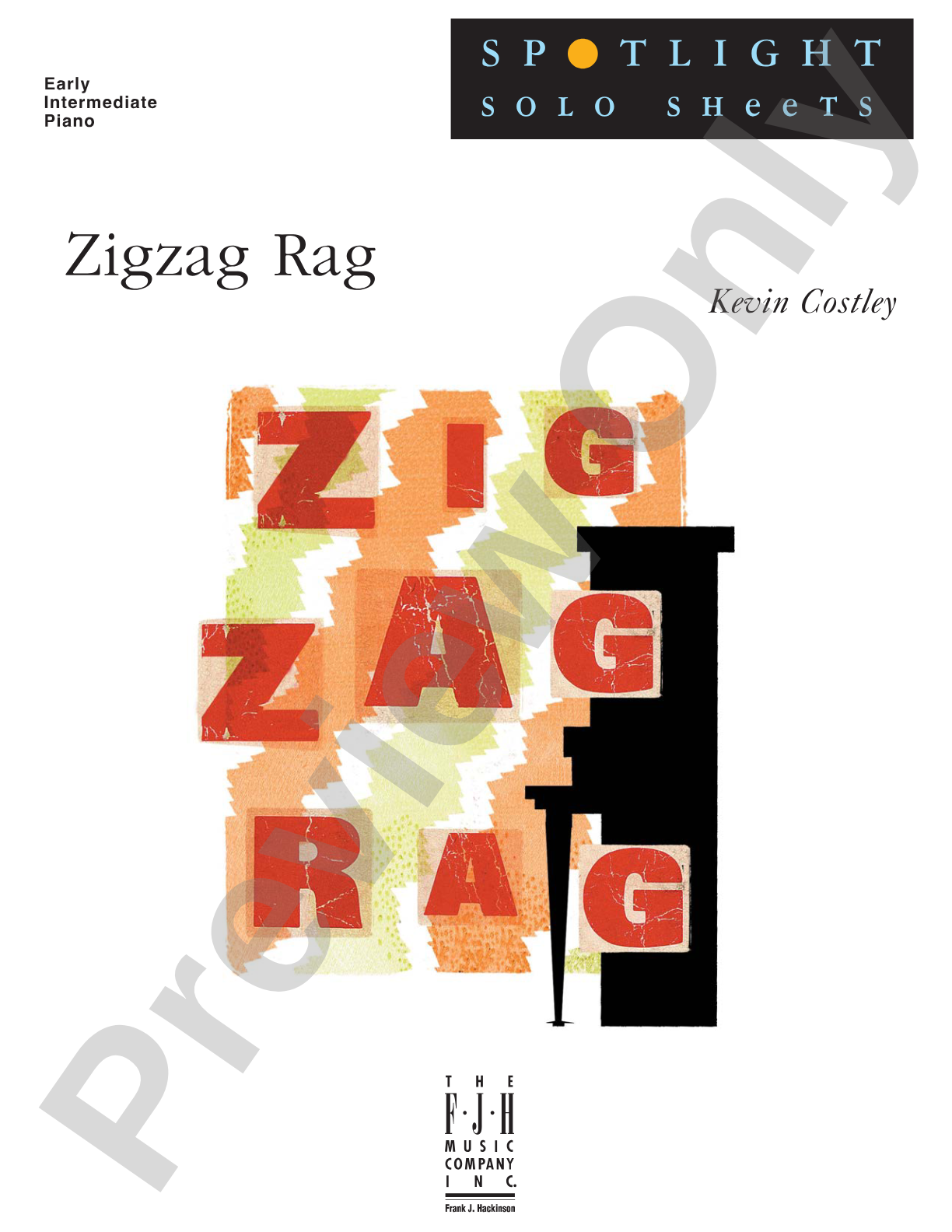 Zigzag Rag: Piano
