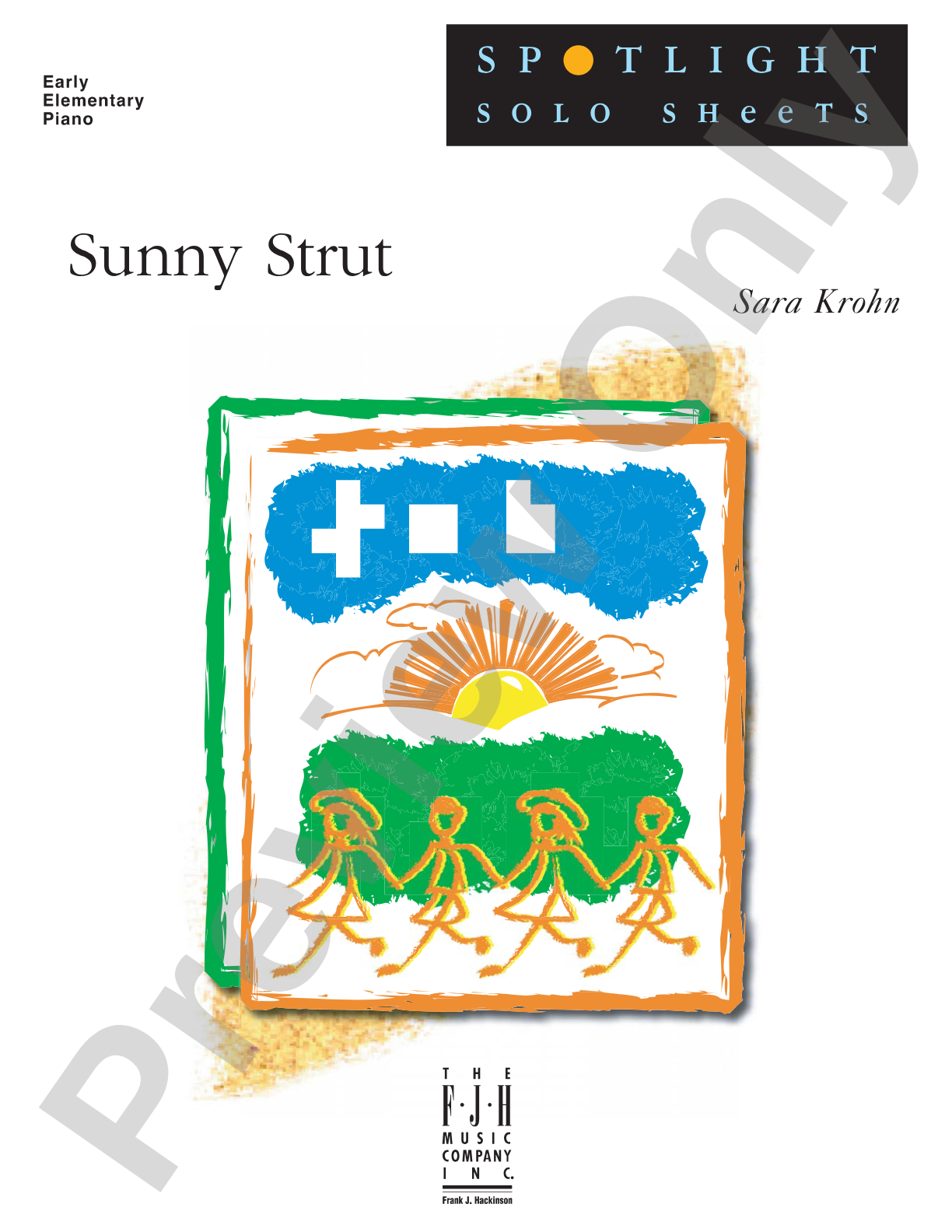 Sunny Strut: Piano