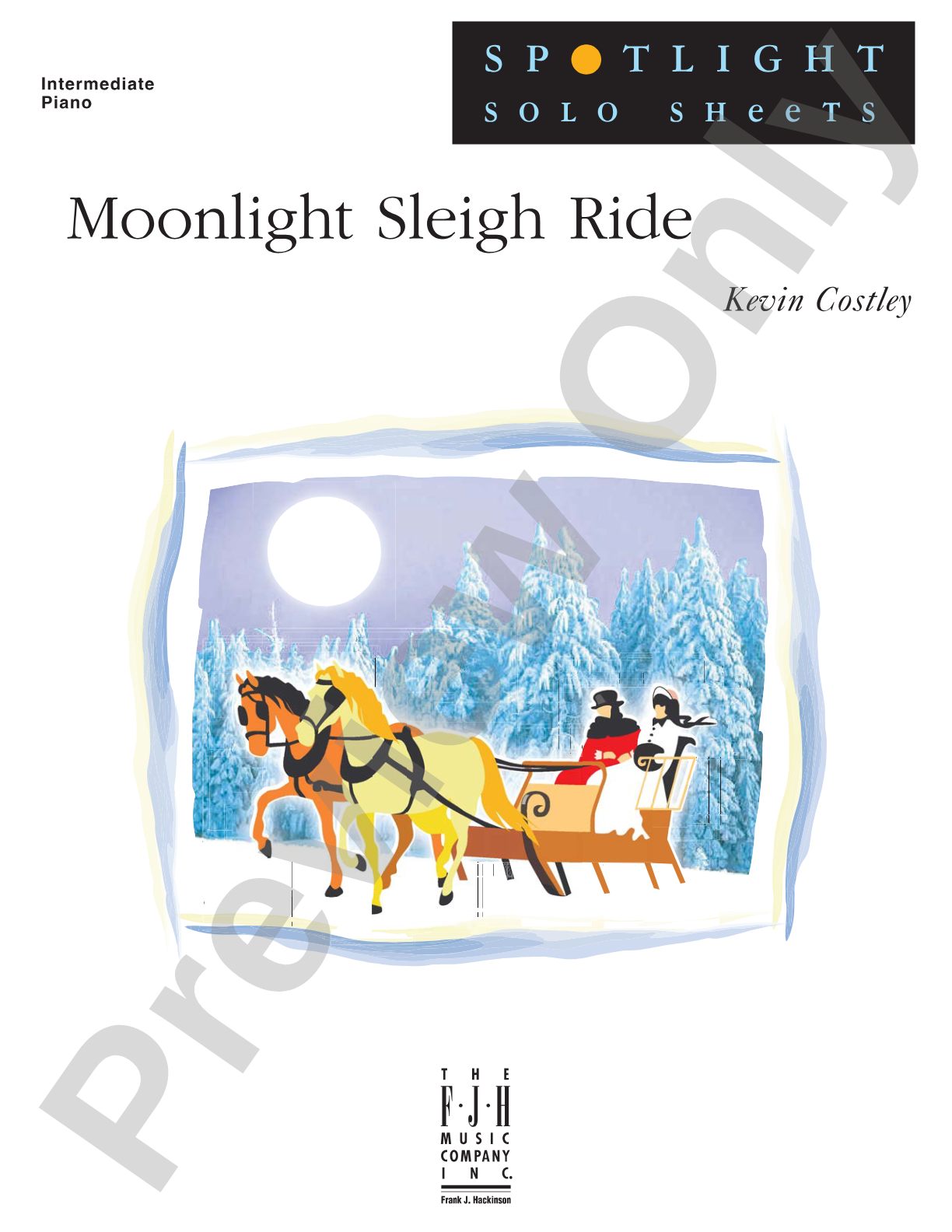 Moonlight Sleigh Ride: Piano