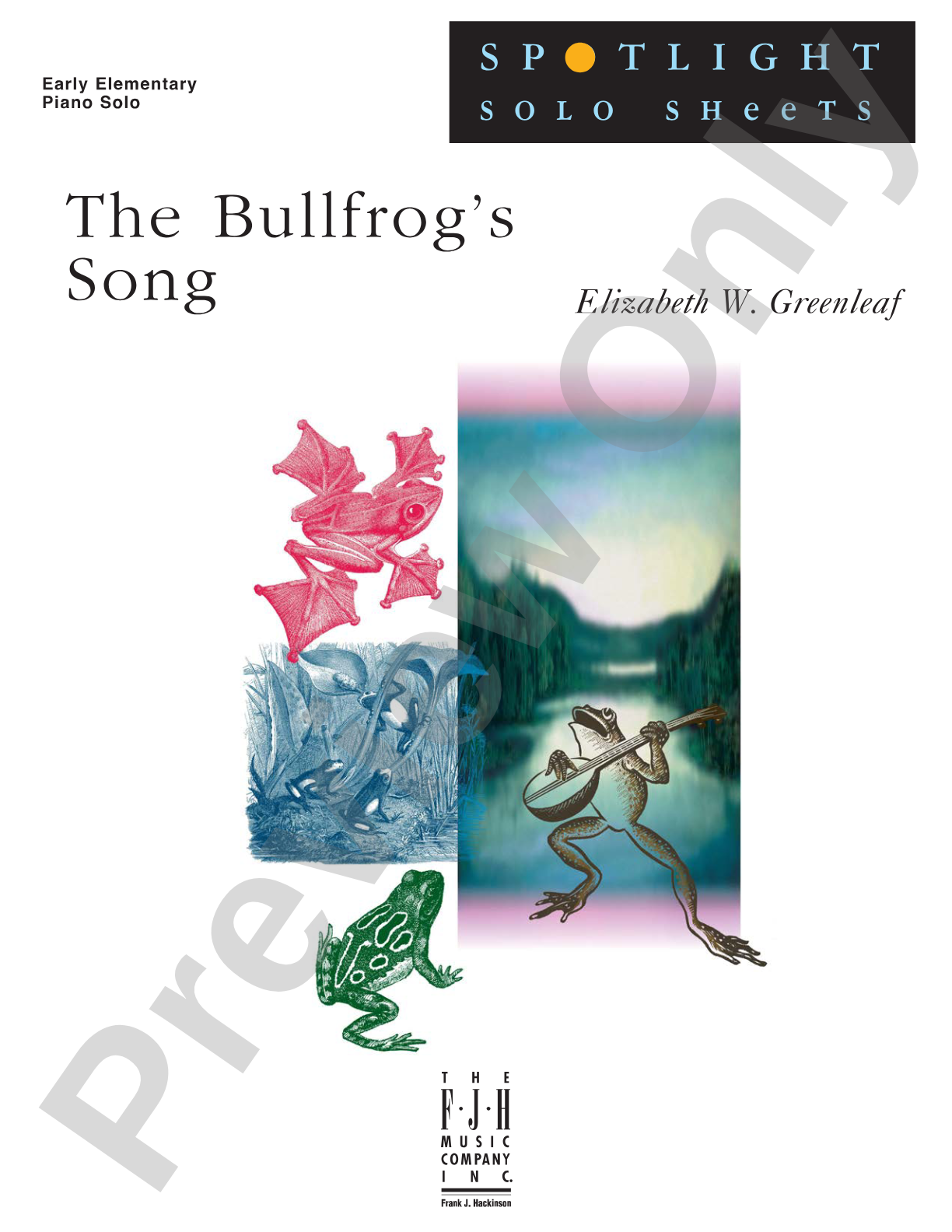 The Bullfrog's Song: Piano