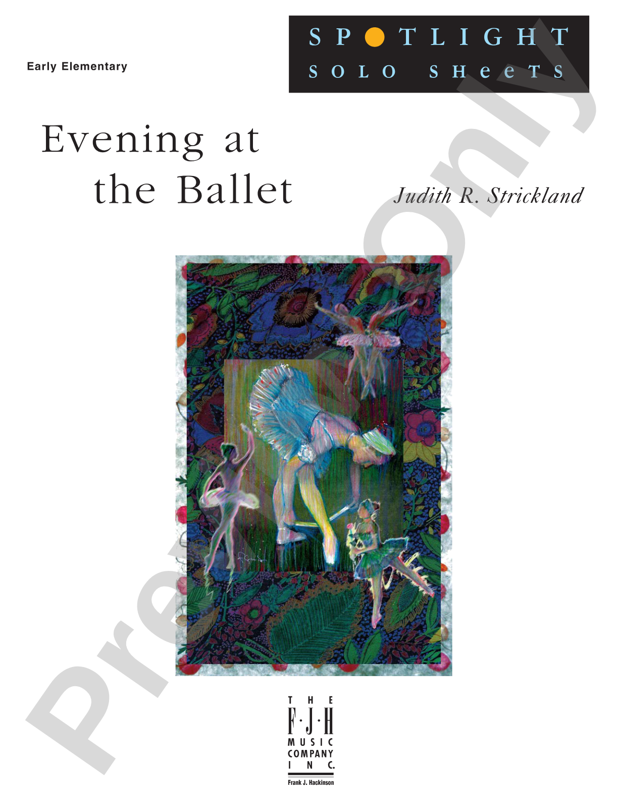 Evening at the Ballet: Piano