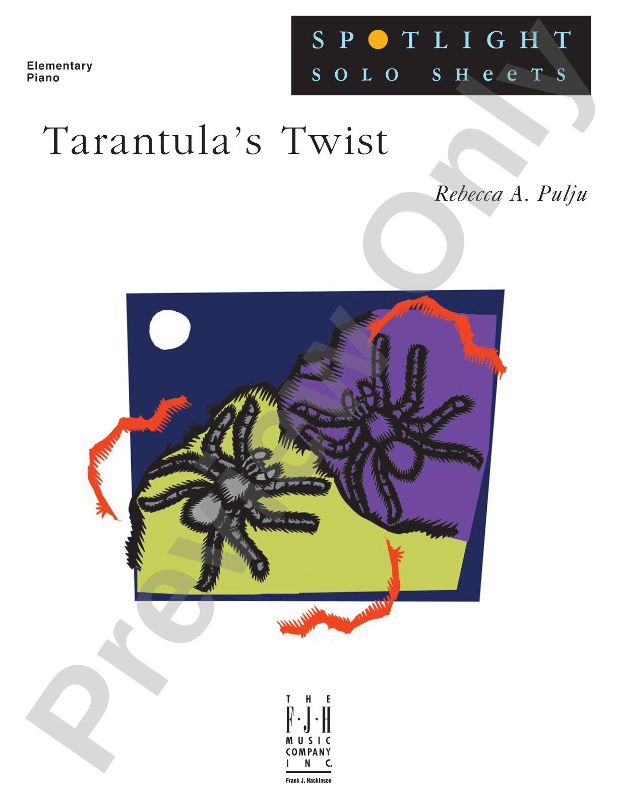 Tarantula's Twist: Piano