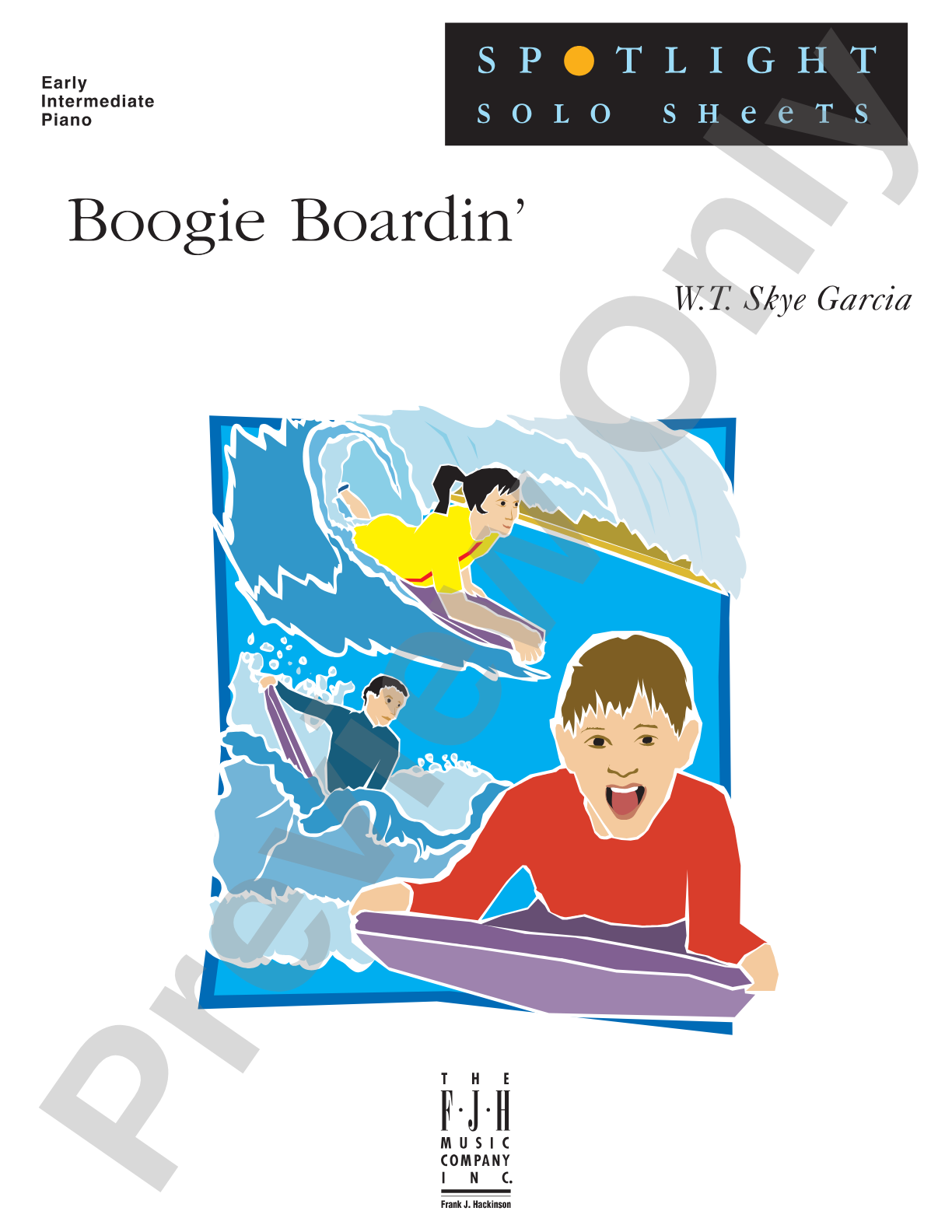 Boogie Boardin': Piano