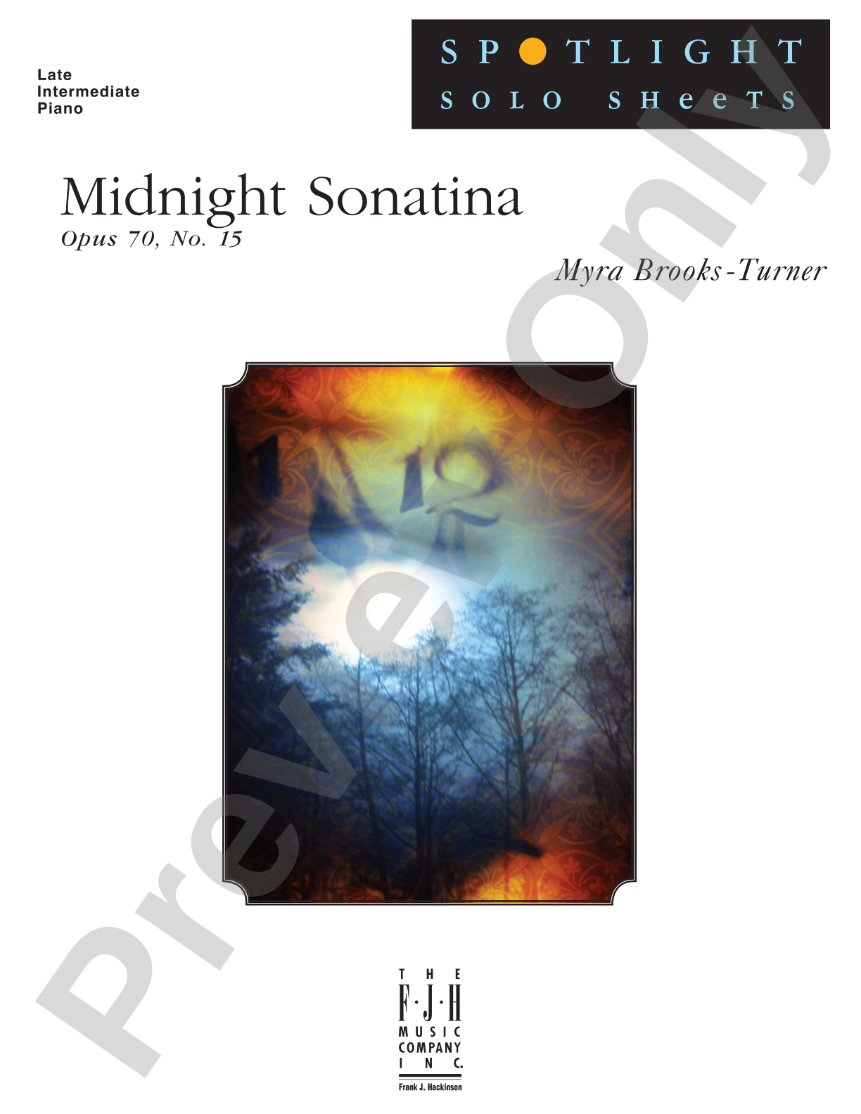 Midnight Sonatina, Op. 70, No. 15: Piano