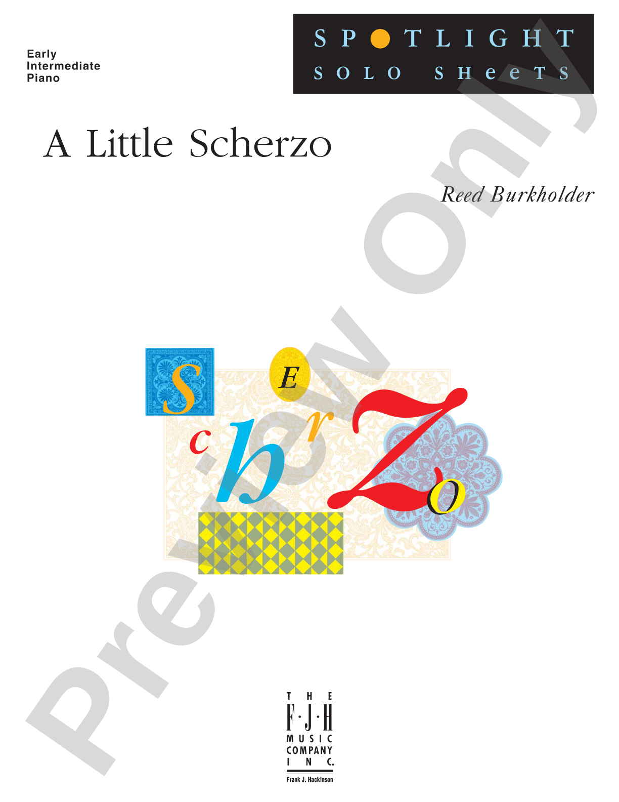 A Little Scherzo: Piano