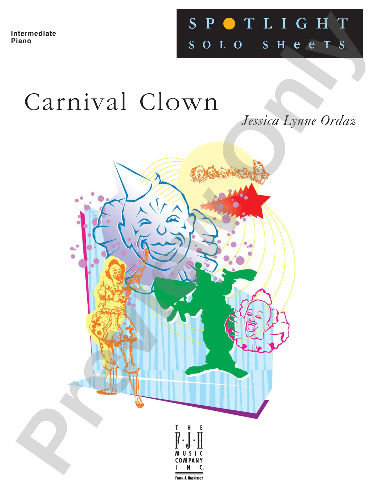 Carnival Clown: Piano