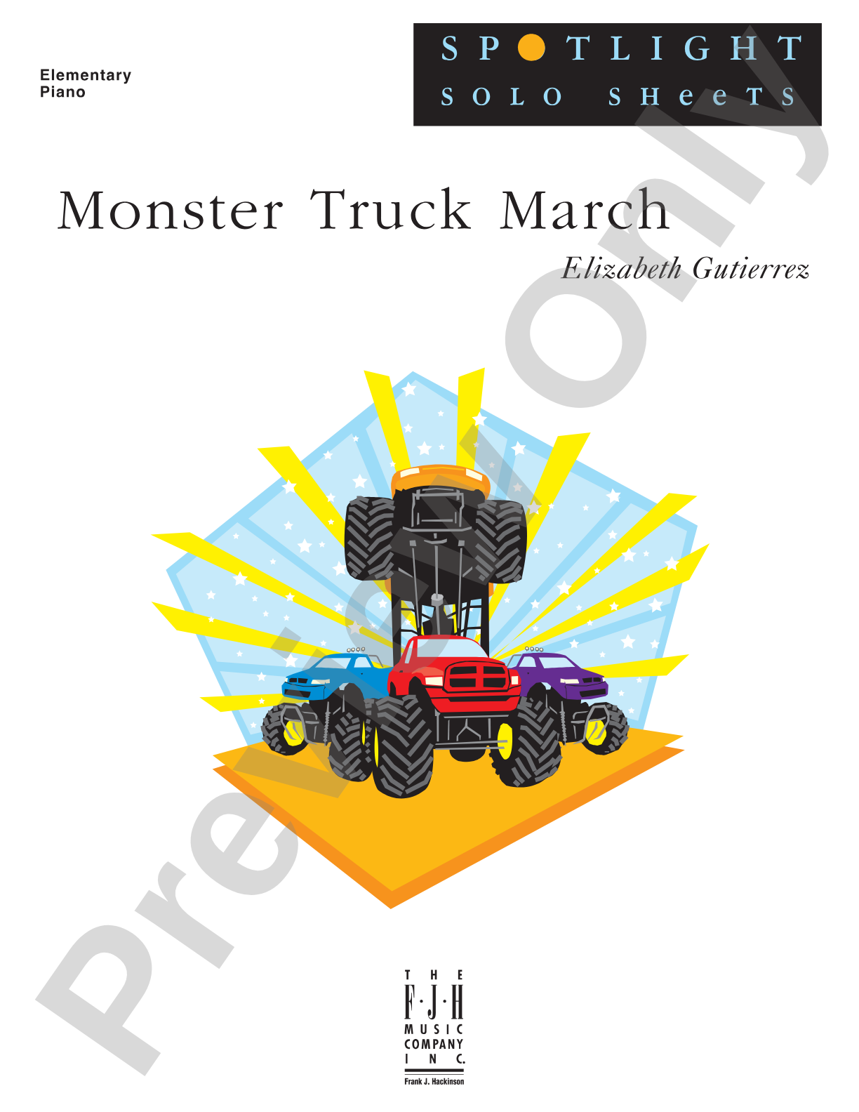 Monster Truck March: Piano