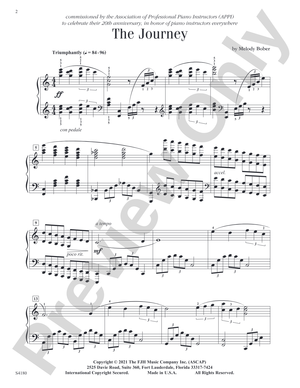 The Journey: Piano