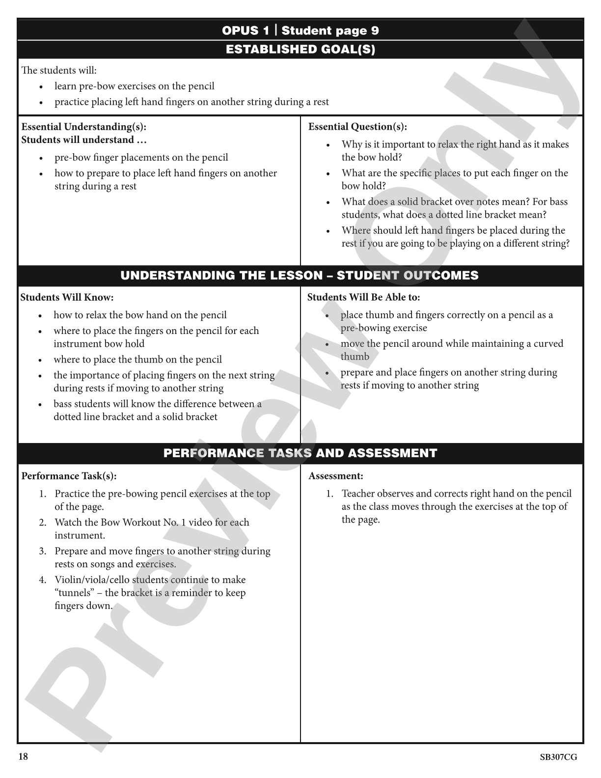 Measures of Success for String Orchestra: Curriculum Guide, Book 1: String Orchestra