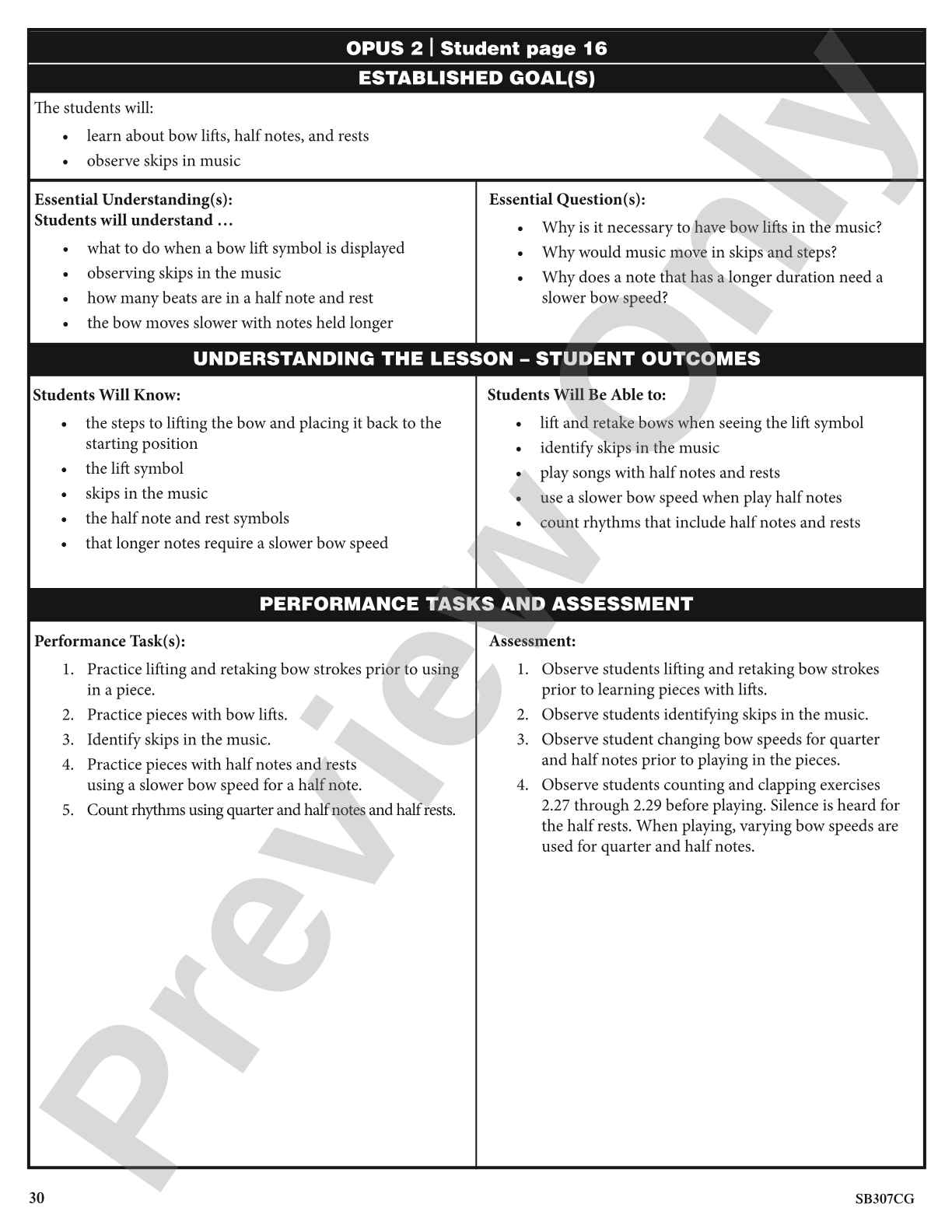 Measures of Success for String Orchestra: Curriculum Guide, Book 1: String Orchestra