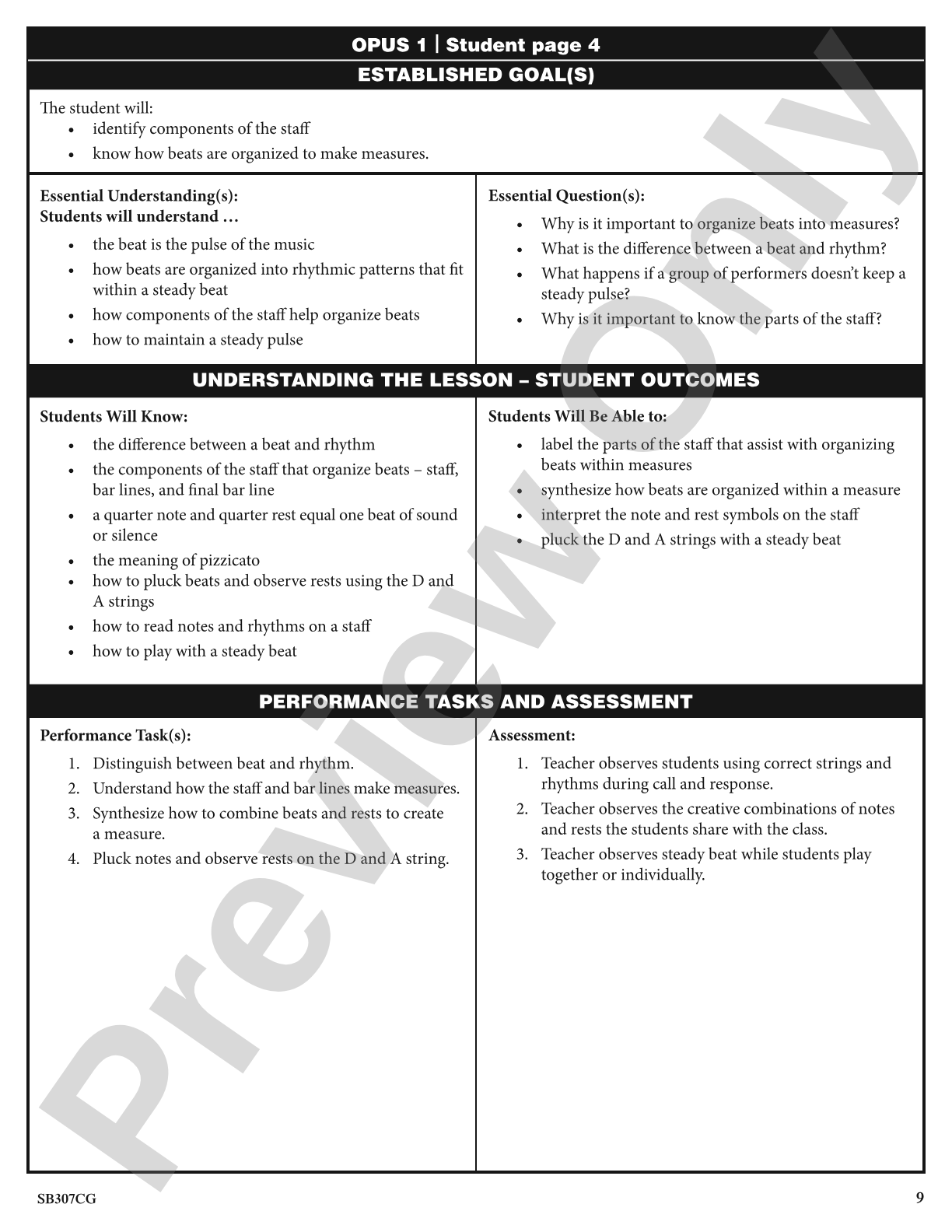 Measures of Success for String Orchestra: Curriculum Guide, Book 1: String Orchestra