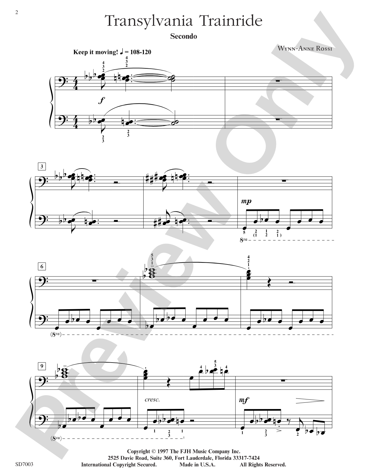 Transylvania Trainride: Piano