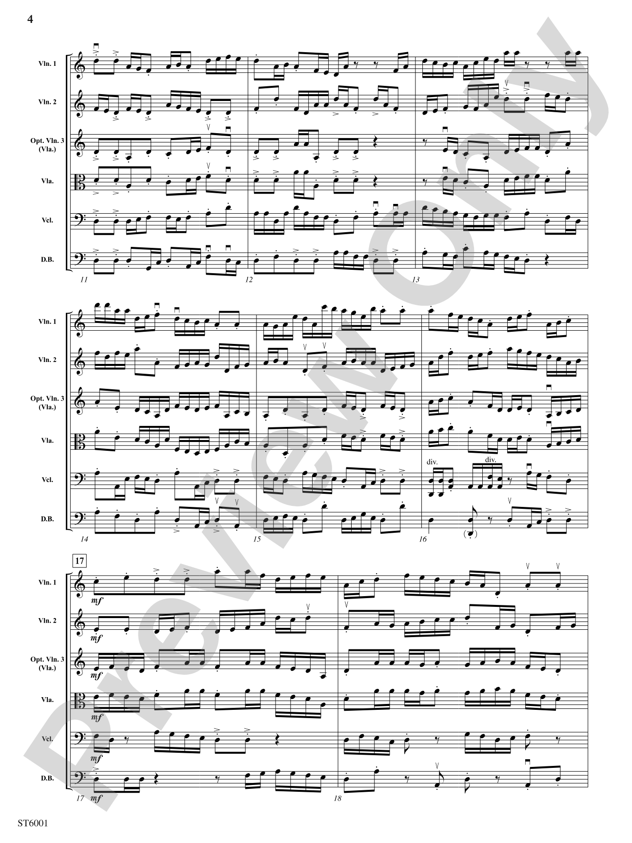 Helter-Skelter: String Orchestra Conductor Score & Parts