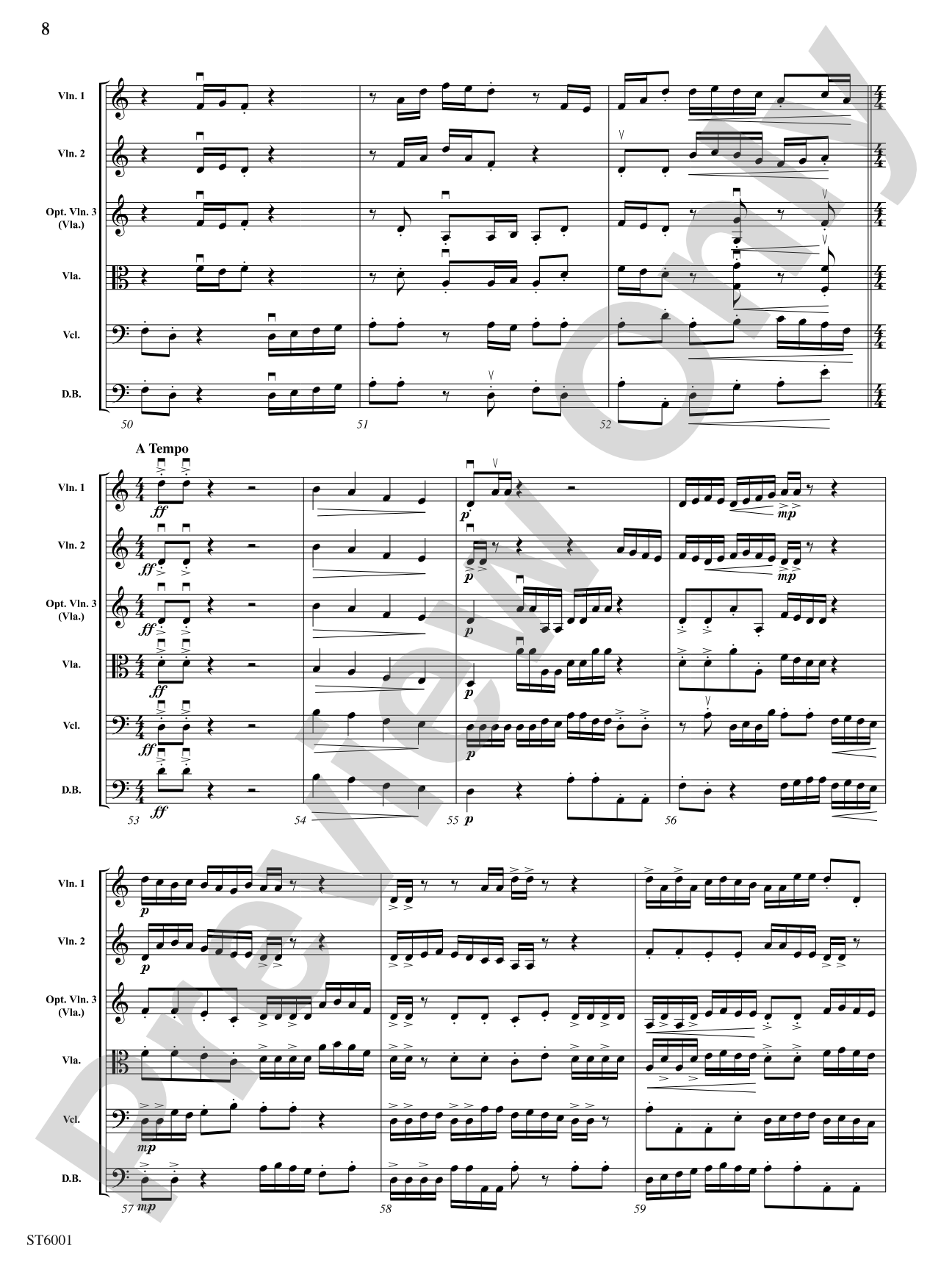 Helter-Skelter: String Orchestra Conductor Score & Parts