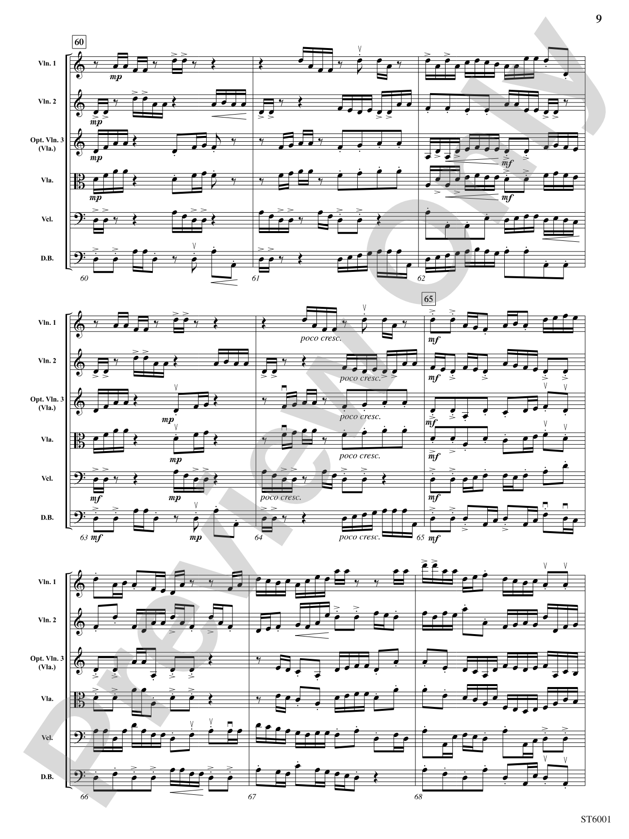 Helter-Skelter: String Orchestra Conductor Score & Parts