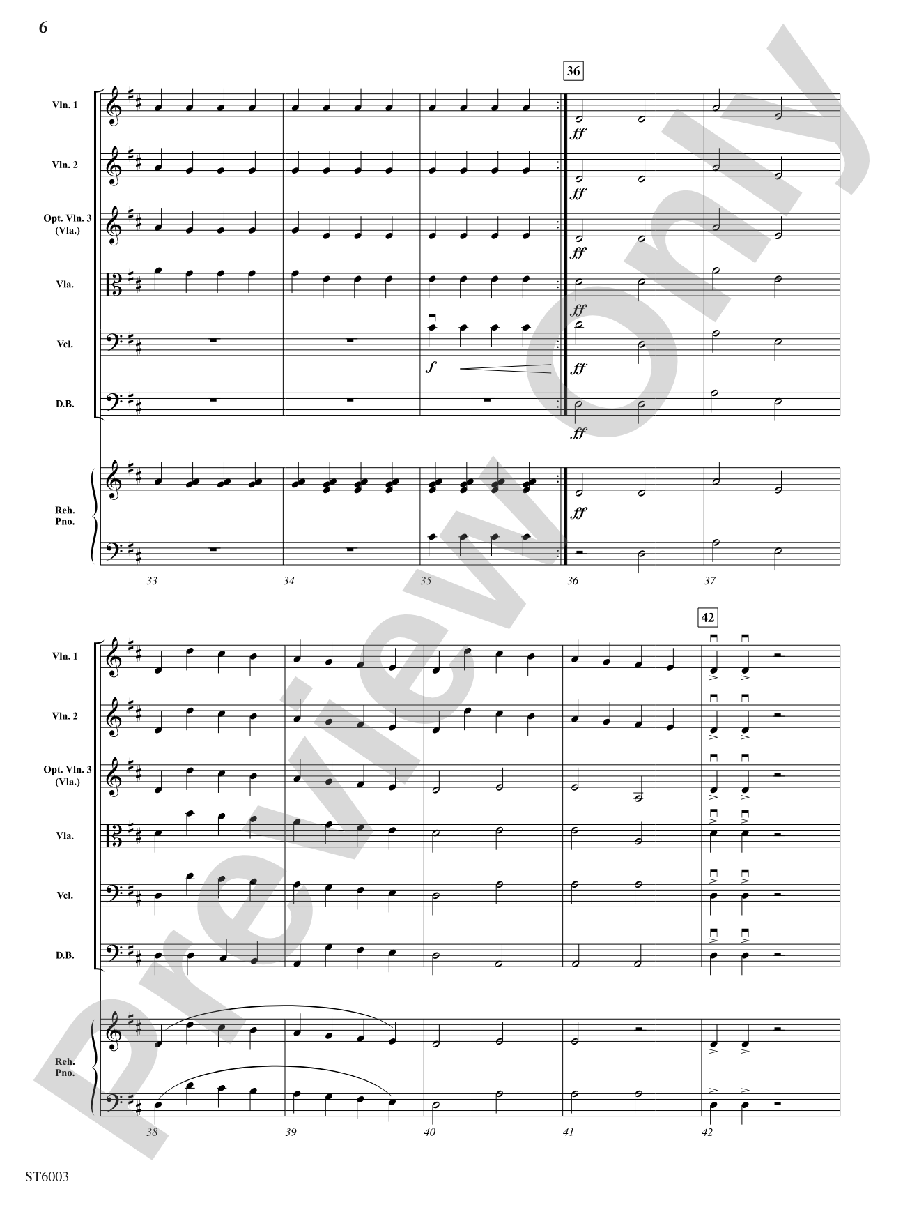 March Momentous: String Orchestra Conductor Score & Parts