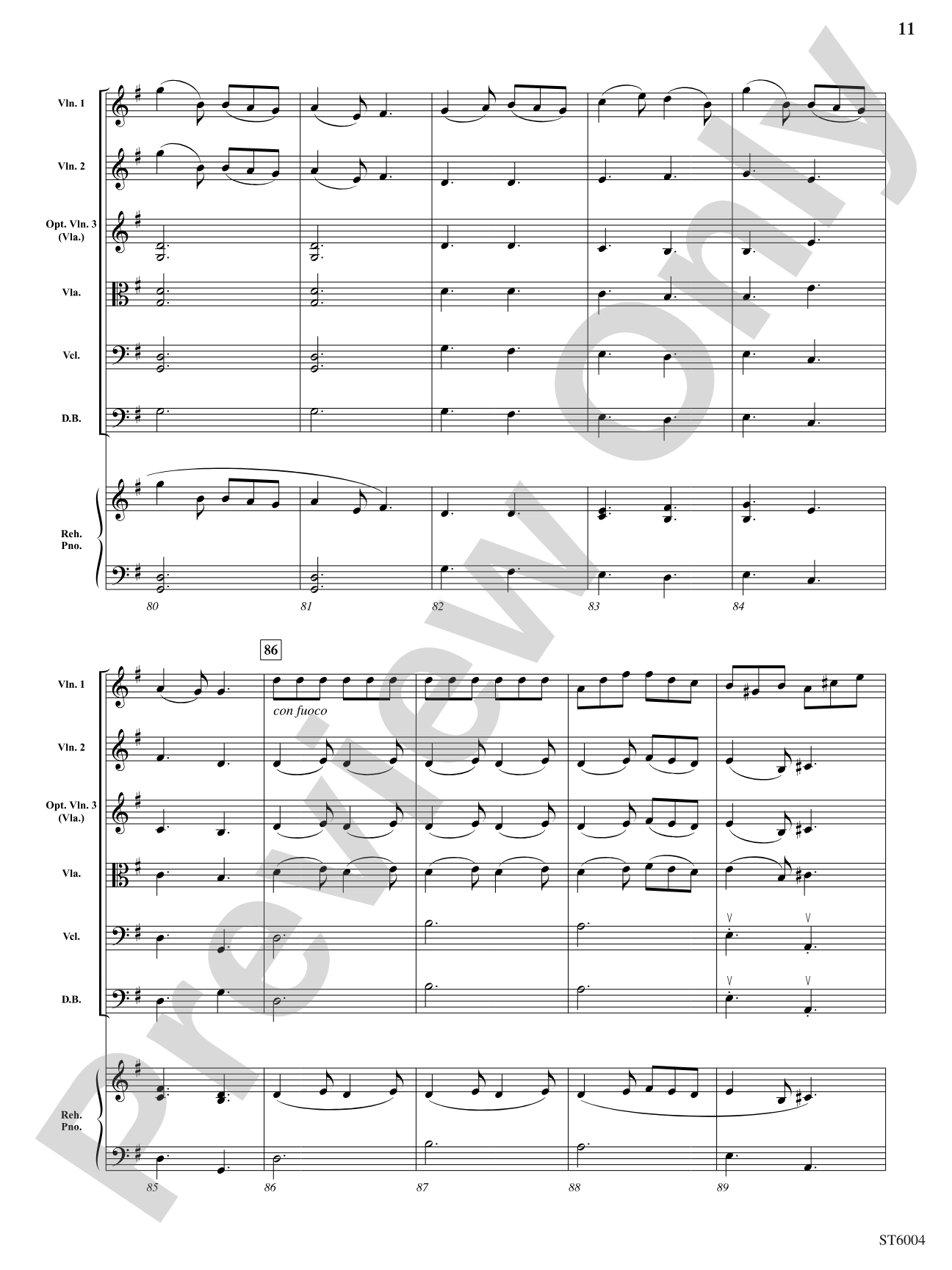 A Touch of Ireland: String Orchestra Conductor Score & Parts