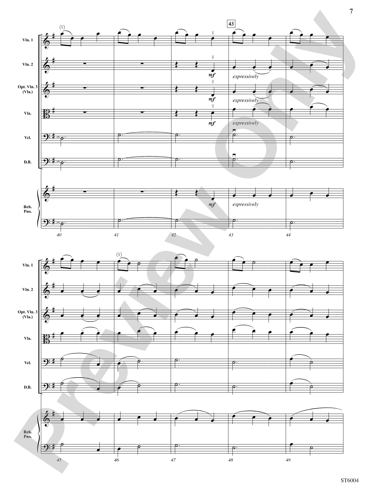 A Touch of Ireland: String Orchestra Conductor Score & Parts