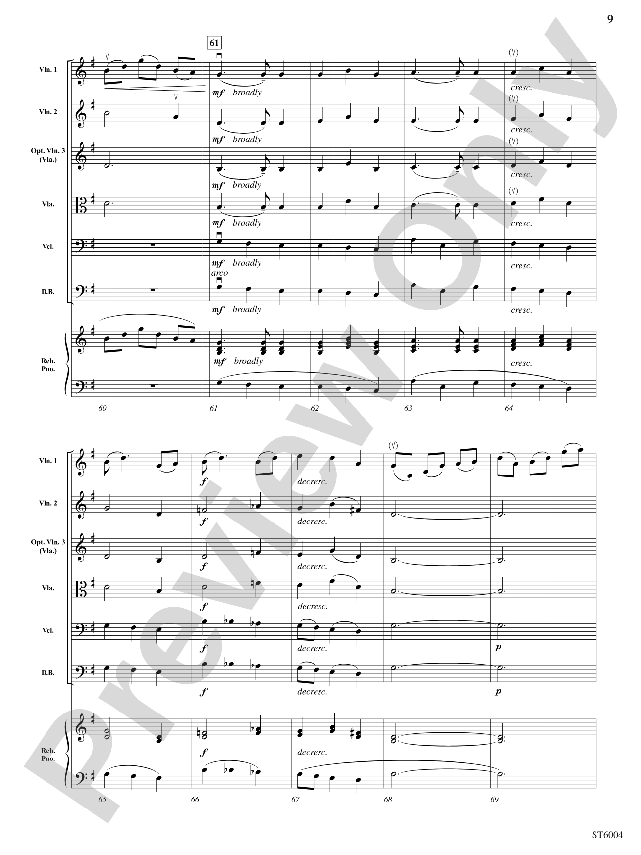 A Touch of Ireland: String Orchestra Conductor Score & Parts