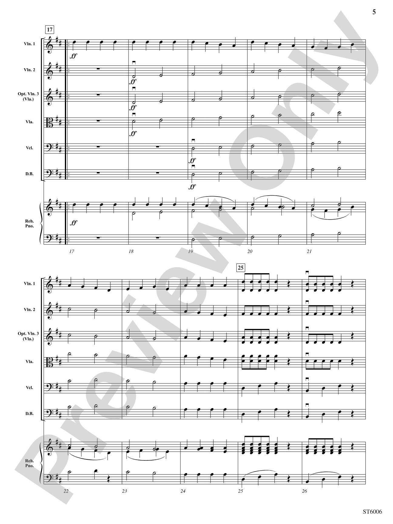 La petite danseuse: String Orchestra Conductor Score & Parts