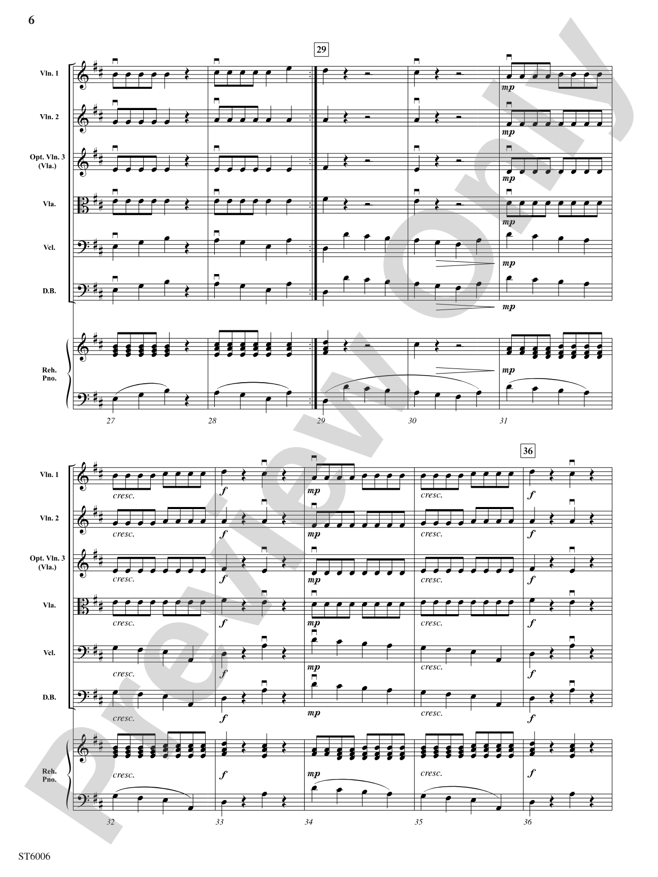La petite danseuse: String Orchestra Conductor Score & Parts
