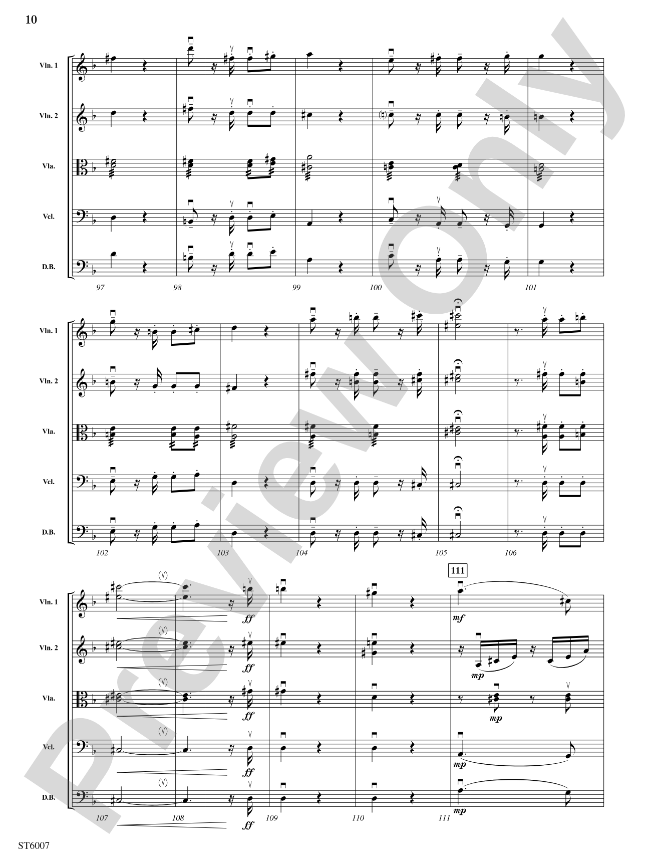 Symphony No. 4 (First Movement): String Orchestra Conductor Score & Parts