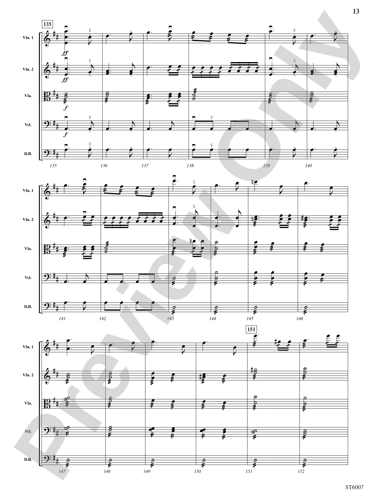 Symphony No. 4 (First Movement): String Orchestra Conductor Score & Parts