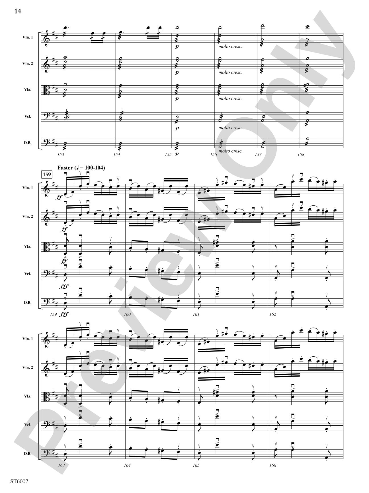 Symphony No. 4 (First Movement): String Orchestra Conductor Score & Parts