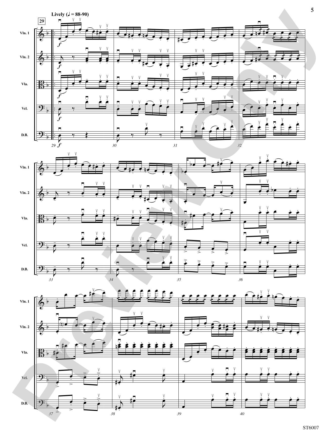 Symphony No. 4 (First Movement): String Orchestra Conductor Score & Parts
