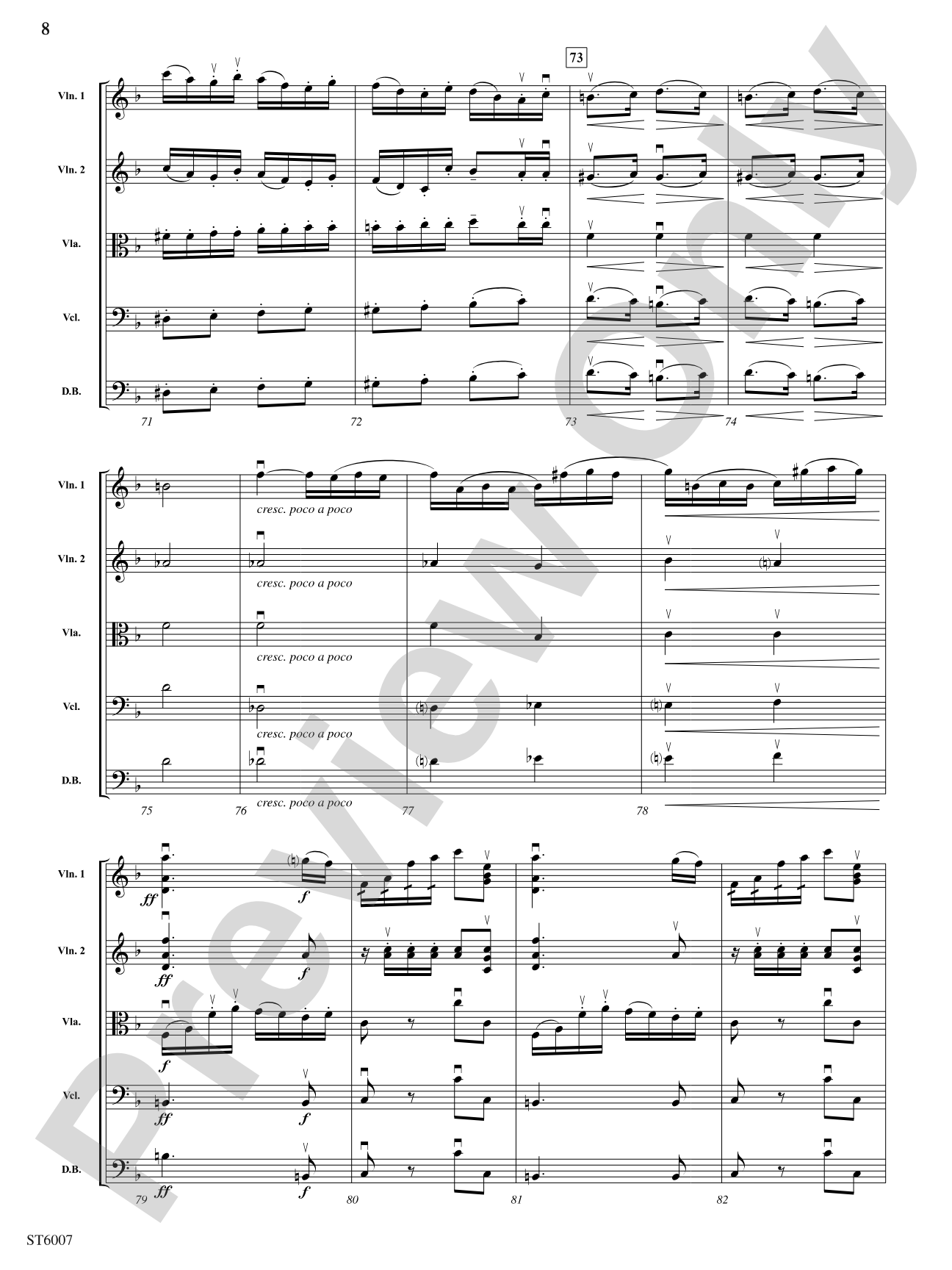 Symphony No. 4 (First Movement): String Orchestra Conductor Score & Parts